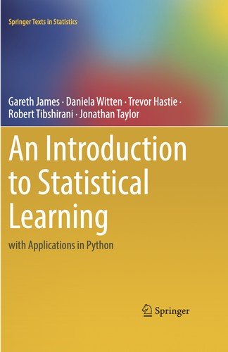 An Introduction to Statistical Learning: with Applications in Python cover