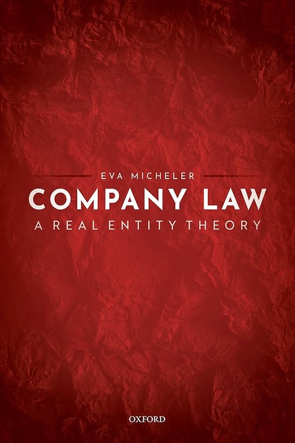 Company Law: A Real Entity Theory 封面