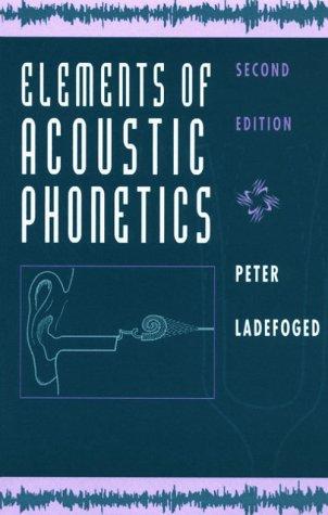 Elements of Acoustic Phonetics 封面
