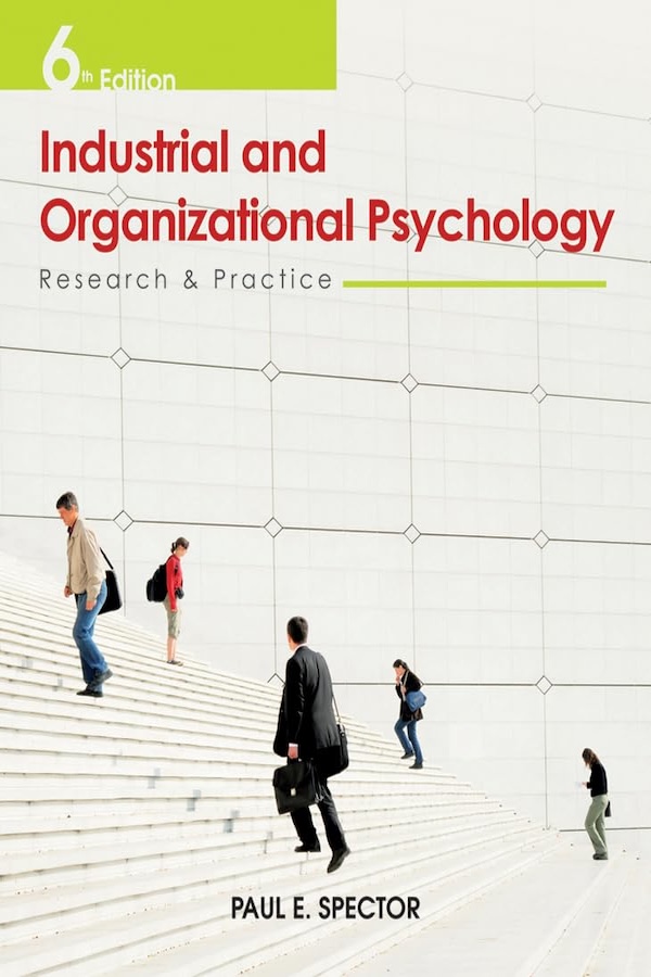 Industrial and Organisational Psychology: Research and Practice 封面