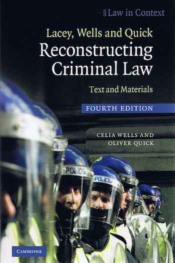 Reconstructing Criminal Law: Text and Materials 封面